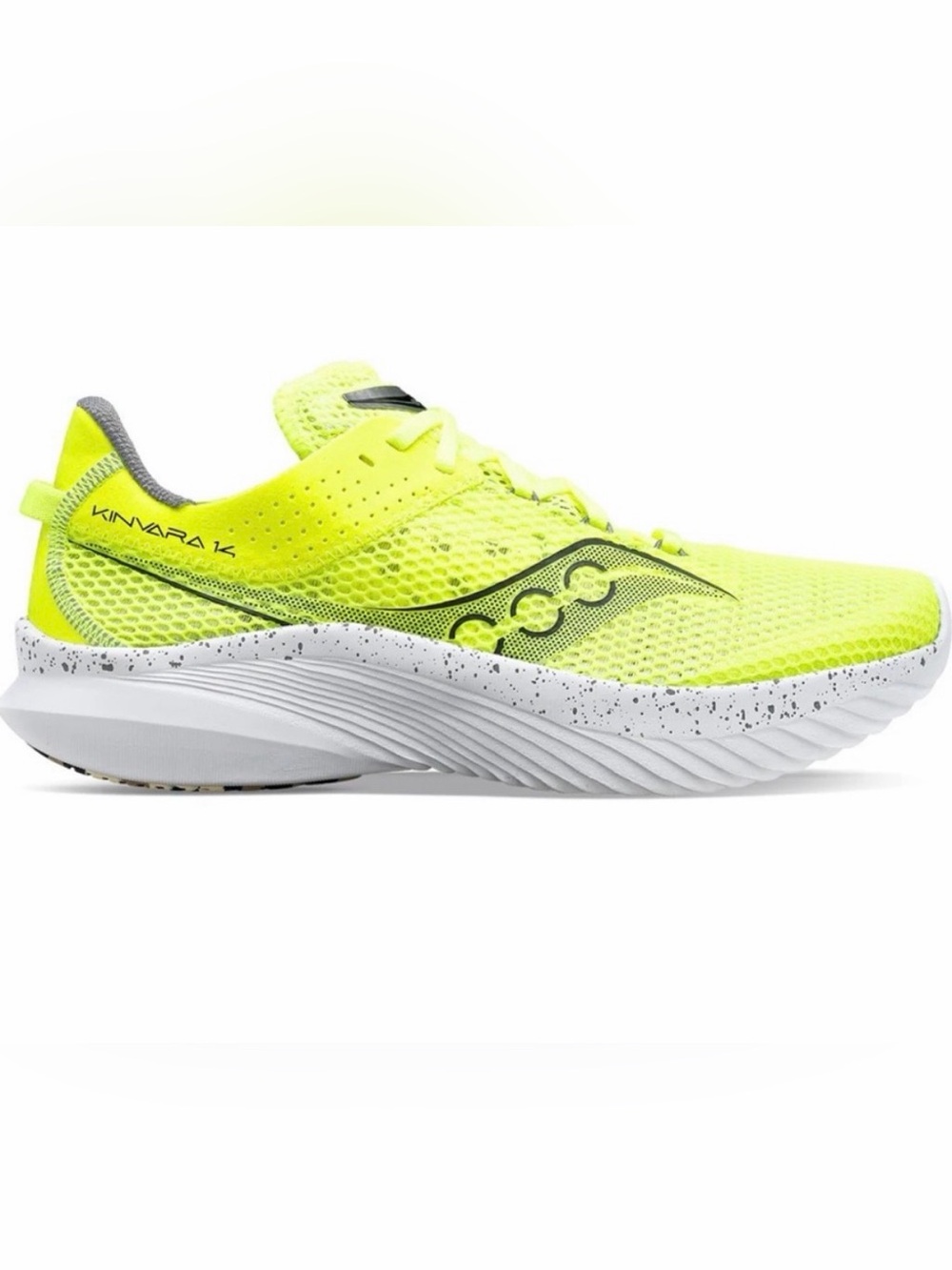 Saucony Kinvara 14 Running Shoes | Citron/Black | Size: 7.5